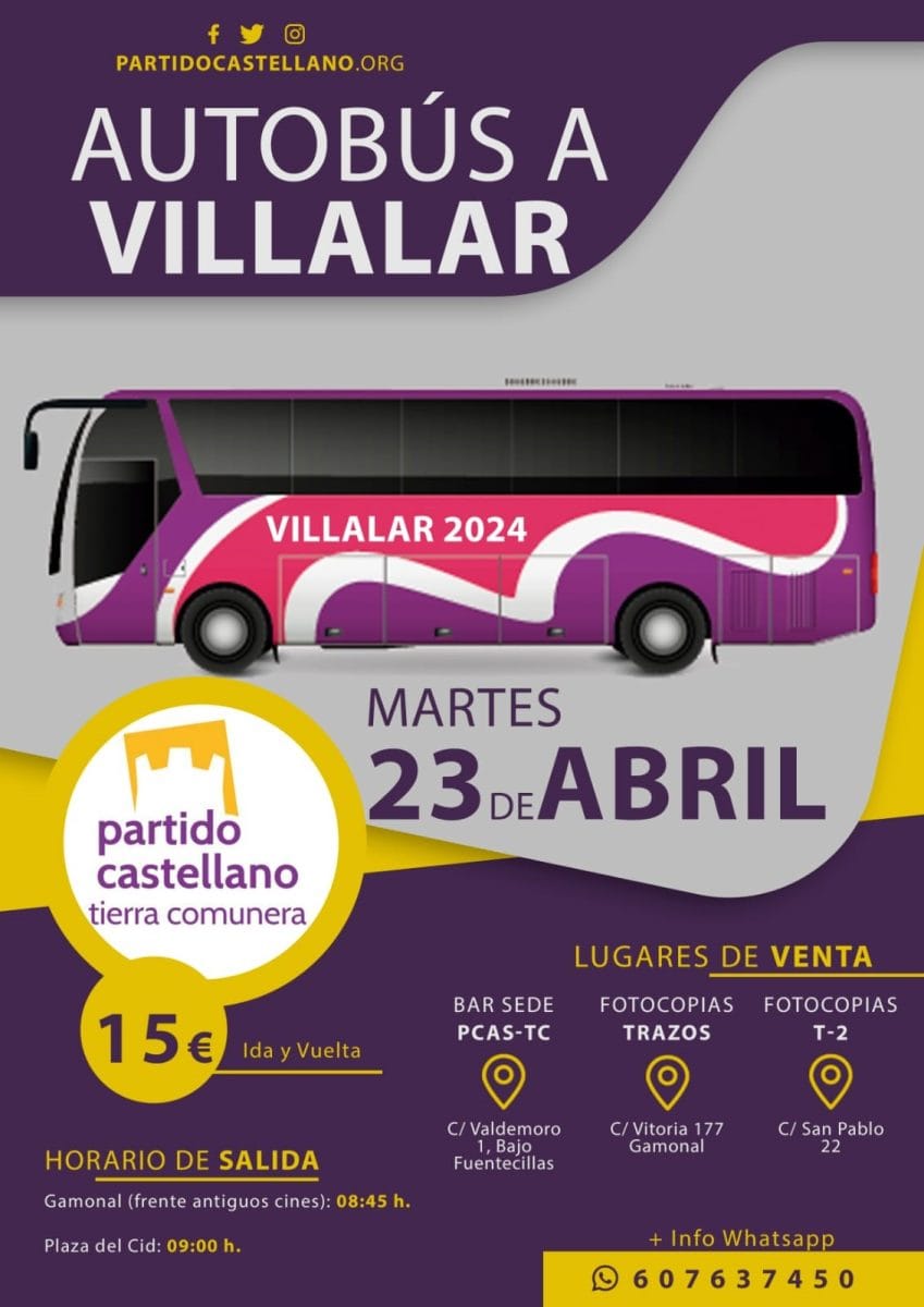 Bus a Villalar 2024
