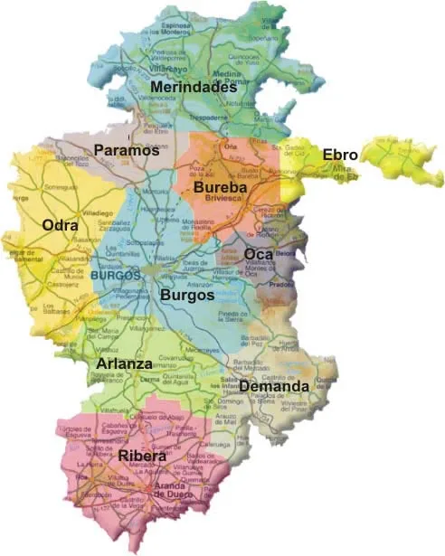 mapa comarcas f