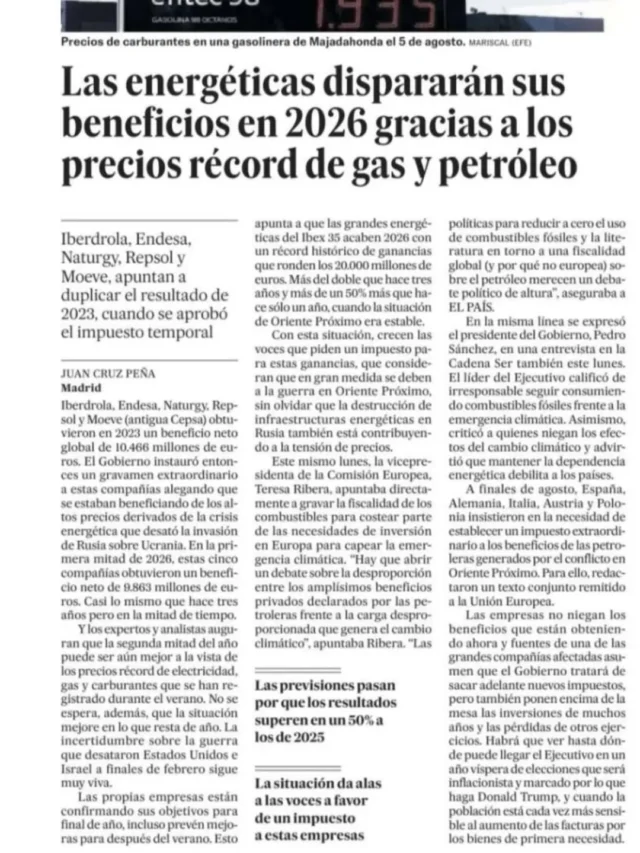 Es una locura. En el PCAS TC apostamos por alternativas que favorezcan directamente a los consumidores y que no lucren a multinacionales del lobby energético, que hacen negocio con la guerra, la escasez, la destrucción del planeta y las necesidades de las personas.