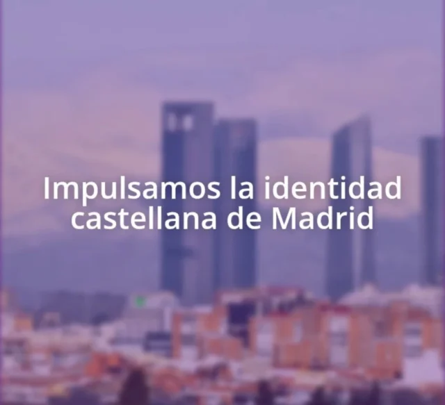 El PARTIDO CASTELLANO-TIERRA COMUNERA (PCAS-TC) intensifica su compromiso con el carácter castellano de la comunidad autónoma de Madrid y potenciará las acciones políticas, sociales, culturales y de implantación organizativa en este territorio que, junto a las comunidades de Cantabria, Castilla-La Mancha, Castilla y León y La Rioja, conforman la nacionalidad histórica de Castilla.
